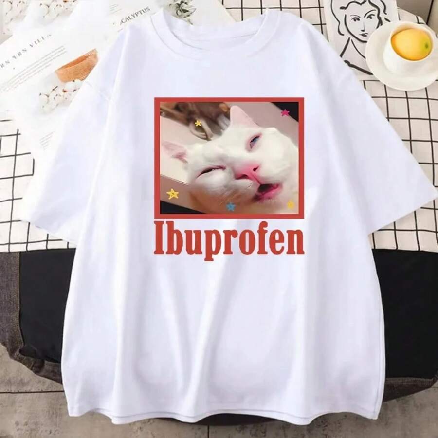 Casual Regular Sleeve Round Neck Cotton T-Shirt for Women Comfortable Everyday Wear - Blanco - Ver 1