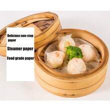 NEW 100*Air Fryer Paper+100*Circular Pad Paper Liners Disposable NonStick Parchment UK - VJN0173 - View 8