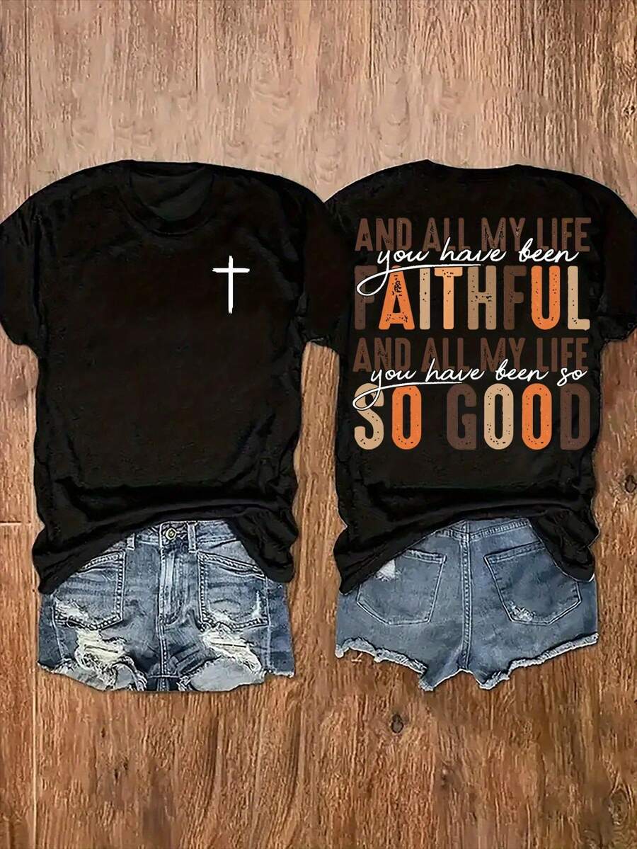 Women T-Shirts - Black - View 1