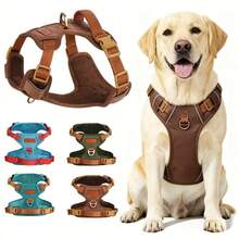 Dog Leash And Harness Set, Anti-Escape Dog Walking Rope, Vest-Style Dog Chain For Shiba Inu And Medium To Large Dogs - Multicolor - View 2