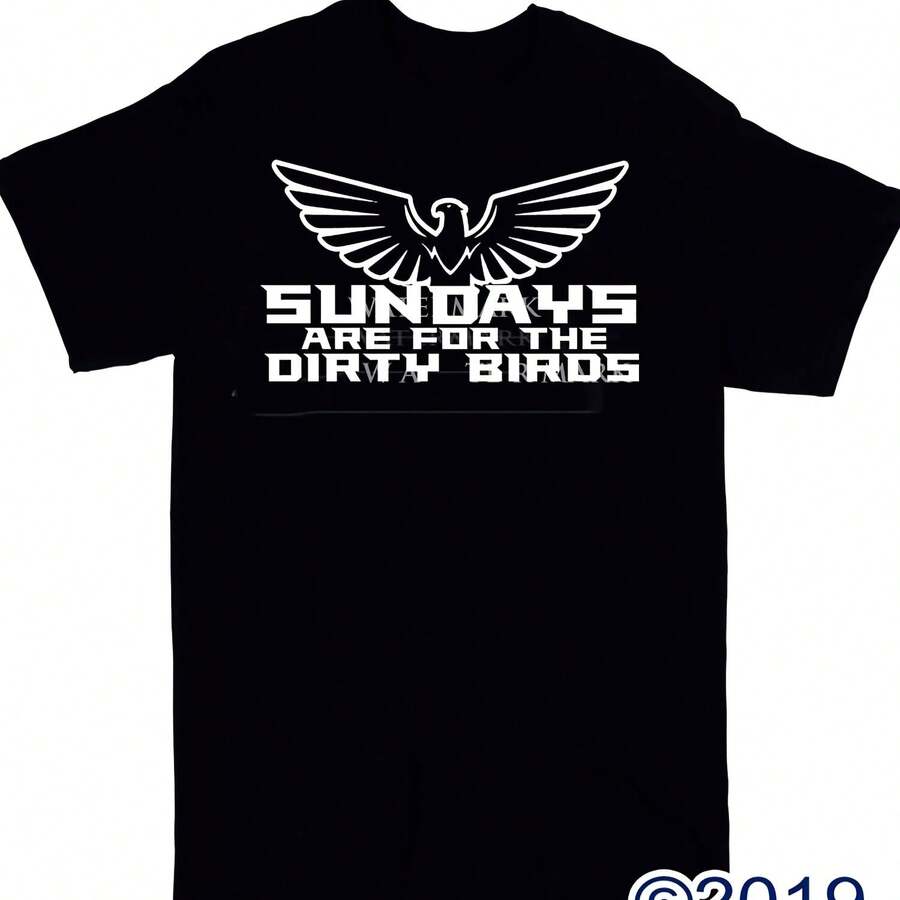Sunda are for Atlanta Football Shirt, Dirty Birds, Georgia Dome, - Negro - Ver 1