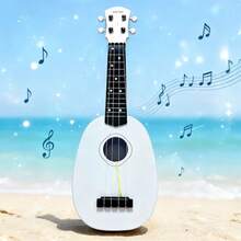 Modelo de guitarra de 4 cuerdas, instrumento musical de juguete, regalo de fiesta de cumpleaños, guitarra, regalo de vacaciones, adecuado para principiantes, ukelele, instrumento de juguete - Multicolor - Ver 6