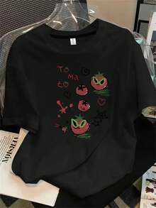 Halloween Graphic T-Shirt - Black - View 1