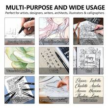 6pcs/Set Syringe Hook Line Pens, Multiple Tip Sizes, Suitable For Art Painting, Sketching, Students And Art Enthusiasts, Back To School - Sets - View 7
