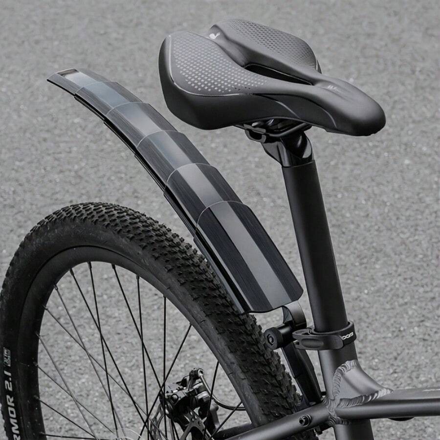 Adjustable Extendable Bicycle Mudguard, Front And Rear Adjustable Width Mudguard, Waterproof Fender, Mountain Bike Accessory - Multicolor - View 1