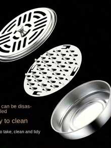 3pcs Stainless Steel Mosquito Coil Holder Set, Portable With Lid And Handle, Compact Design, Suitable For Indoor And Outdoor Use - Multicolor - View 2