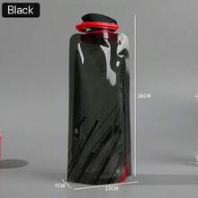 1pc 650ml Collapsible Water Bottle, Portable PE Water Bottle, Suitable For Outdoor Activities, Providing Enough Water For Cycling, Motorcycle, Car, Hiking, Camping And BBQ, Suitable For Outdoor Use, Outdoor Cycling Sports Water Bottle, Mountain Climbing Portable Water Cup, PE Plastic Collapsible Water Bag, Gift Promotion Water Storage Pouch - Multiple Styles - View 8
