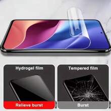 Yezodawee 2 piezas Protector de pantalla de hidrogel suave de cobertura completa, compatible con 17 Pro Max, 17 Air, 16 Pro Max, 15 Pro Max, 14, 13, 12, 11 Pro Max Plus, también compatible con iPhone X, XS Max, XR. Protector de pantalla de hidrogel de privacidad (no de vidrio templado), protector de pantalla esencial, adecuado para uso diario, de oficina y del hogar, resistente al agua, a golpes, a caídas y a arañazos. - transparente - Ver 3