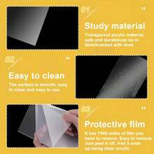 Cake Scraper For Tall Cake Decorating,Smoothe Acrylic Material,8 Inch - White - View 4