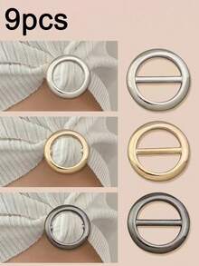 9/6/3/1pcs Multifunctional Metal Scarf Clip & Jewelry Clip - Elegant Fashion Accessory, Suitable For Scarves, T-Shirts And Belts, Perfect For Any Occasion - Multicolor - View 11