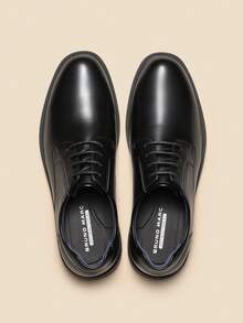 Men's Dress Oxford Shoes Classic Uniform Lace Up Formal Non Slip  For Churches Commuting Weddings Shoes - màu đen - Xem 9