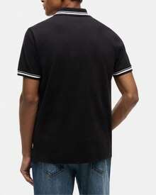 TOMMY HILFIGER DM0DM22700BDS Camisetas Manga corta Polos  ✅ Entrega 24/72h - Negro - Ver 3