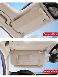Car Sun Visor, Sun Visor Extension Board, Extendable Sunshade For Driving, With Car Interior Storage Function, Anti-Glare Car Sun Visor, UV Protection/Shielding - Multicolor - View 4