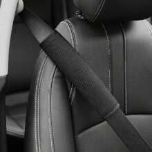 1pc Seat Belt Shoulder Pad Cover, All Seasons Universal - A - View 2