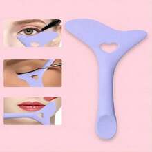 2pcs Makeup Tool Accessory Set, Eyebrow Pencil, Eyeliner, Makeup Brush, Pencil Sharpener, Eyeliner Stencil Ruler, Eyeliner Ruler, Travel Essential, Holiday Essential, Easy To Carry - Multicolor - View 4