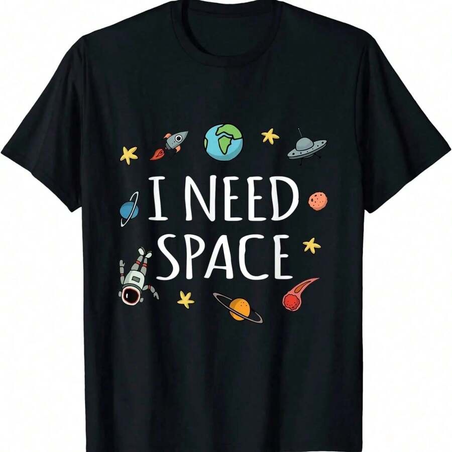 1 Piece Women's Funny Cat Meme T-Shirts, Casual Short Sleeve Tees, Streetwear Tops, Vintage Y2K Graphic Tees, 180g, 100% Cotton. - 黑色 10 - 查看 1