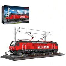 1757-teiliges Dampflok-Modellset mit integrierter Gleisbasis, dekoratives Modellbauset im Steampunk-Stil, geeignet für Erwachsene, kreatives Bauspielzeug, ideales Geschenk für Eisenbahnfans. - A - Übersicht 6