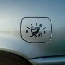 Funny Car Stickers Pull Fuel Tank Pointer Vinyl Sticker High Gas Decal Fuel Gage Empty Stickers Decal Auto Exterior - Multicolor - View 4