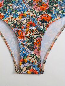 New Fashion Bikini Set For Women - Flower - View 4