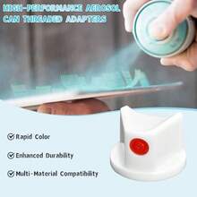 Universal Spray Paint Nozzle Tips Replacement Kit, 10 Assorted Caps For Spray Cans - For Precision Graffiti Art, Smooth Auto Touch-Up And DIY Projects - 10 Pack - View 4