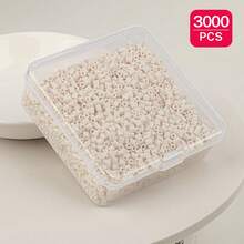 2.6mm Sundymot Fuse Beads, 3000PCS+ Black & White Colors, Individually Packaged With Small Storage Box, Suitable For DIY Pendant, Keychain, Jewelry Making, Craft, Graduation, Back To School, Christmas, Party & Birthday Gifts, Refill Pack - 2.6mm Puzzle Beads - View 23