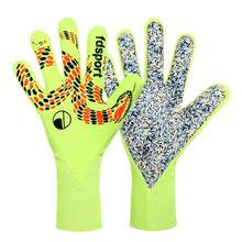 Men Women Professional Soccer Rugby Training Match Goalkeeper Gloves Non-slip Goalie Glove 4mm Thickness Latex Protection - Gris - Ver 6