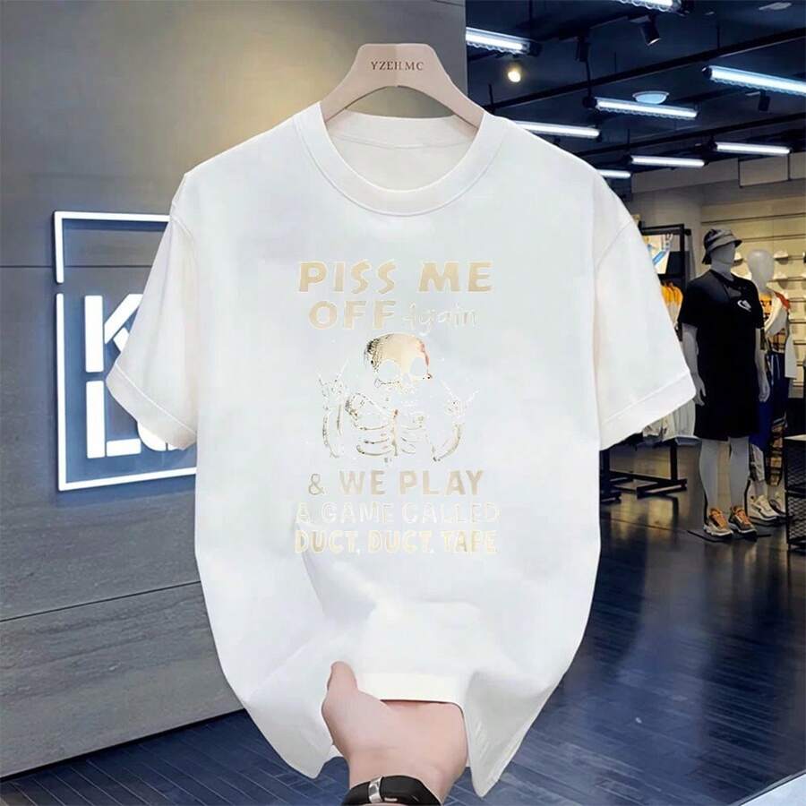 Men T-Shirts - 白色 - 查看 1