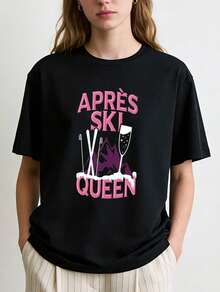 Women T-Shirts - Black - View 1
