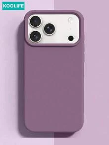 KOOLIFE magnetische minimalistische flüssige Silikon stoßfeste Vollschutz Handyhülle, magnetische kabellose Ladung Apple Handyhülle Lila, Dopamin Farboptionen, kompatibel mit iPhone 17 Pro Max/16 Pro Max/15 Pro Max/14 Pro Max/13 Pro Max/17 Pro/16 Pro/15 Pro/14 Pro/13 Pro/17/16/15/14/13/12 Pro Max/12 Pro/12/11 Modellen, geeignet als Frühlings-Jahrestagsgeschenk, Geschenk für Eltern, Großeltern, Freunde und Familie, geeignet für Männer und Frauen zum täglichen Tragen - Violett - Übersicht 2