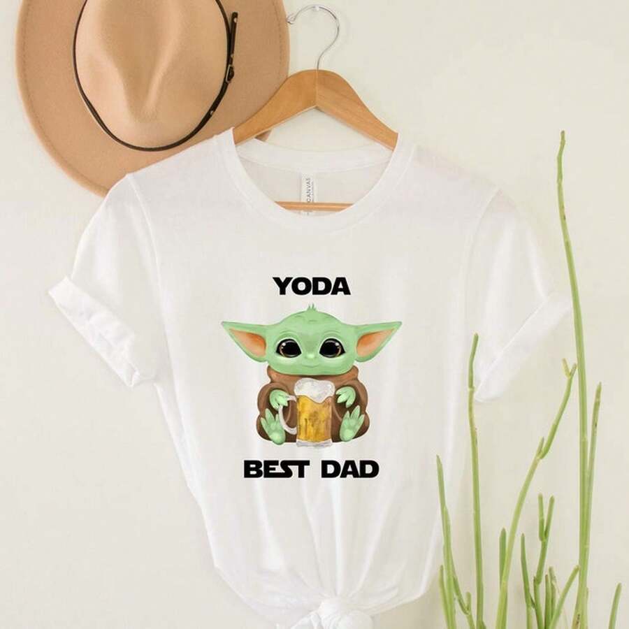 Camiseta para el mejor papá, camiseta para bebé, camiseta para el Día del Padre, regalo para el esposo, regalo. - Blanco - Ver 1
