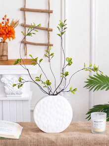 1 pieza/3piezas/5piezas Hoja de Arce Artificial, Altura de 22.44/38.5 Pulgadas, Flores Artificiales, Flores Falsas, Plantas Artificiales, Decoración Artificial, Decoración del Hogar, Decoración del Dormitorio, Suministros para Fiestas, Decoración de la Casa, Decoración del Hogar, Planta de Verano, Decoración Boho, Decoraciones Artificiales, Suministros para Fiestas, Flores Artificiales para Decoración del Hogar, Follaje Falso para Paredes de Jardín, Flores Artificiales en Jarrones de Vidrio, Plantas Falsas para Decoración del Dormitorio. - Verde - Ver 8