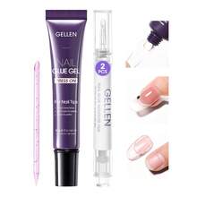 20ml Nail Glue Remover Acetone Free Mild Multifunctional Nail Tips Remover Quick and Easy Action Gel Remover. - Kit de pegamento y removedor - Ver 1