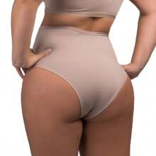 Kit 2 Calcinhas Cinta Plus Size Pala Dupla Cintura Alta até tamanho 56 - Multicolorido - Visão 6