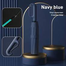 Travel Highway Essential High-Quality New Automatic Folding Umbrella, Rotating Ring Buckle Practical Design, 10-Rib Iron Reinforced Frame, Rubber Handle Comfortable Non-Slip, One-Handed Operation Worry-Free, Minimalist Portable Travel, Perfect Holiday Gift For Friends - New Model - View 10