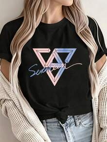 Women T-Shirts - Black - View 1