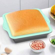 antiadherente molde desmontable redondo Cheesecake Pan leakproof Pastel Pan Bakeware sueltos base Cake Molde Bakeware de enclavamiento, Negro - inicial - Ver 3