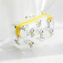 1 pieza Bolsa de PVC transparente multiusos de Snoopy, adecuada como regalo de cumpleaños, graduación, Día de San Valentín, Día de la Madre - Multicolor - Ver 8