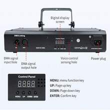 DJ 迪斯可派對燈,支援聲控與遙控、DMX512 控制,適用於酒吧、KTV、居家客廳、房間、室內派對、生日、婚禮及節日慶祝 - 查看 10