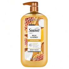 Family Pack Large Capacity For Home Use Suave Essentials Milk & Honey Body Wash, Glycerin & Vitamin E Infused, Vanilla Honey & Sandalwood Scent, Rich Creamy Lather, Gentle Hydrating Cleanser, Paraben-Free & Cruelty-Free For Whole Family Daily Use - Default 30 FL OZ - View 9