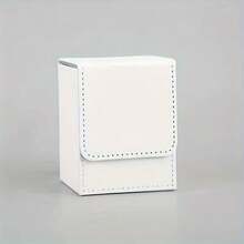 2pcs Set - PU Leather MTG Card Deck Box, 100+ Capacity Stackable Card Storage Box, Magnetic Closure, Hard Shell Waterproof Dustproof Box, Suitable For Desktop Games TCG CCG Collectible Card Games, Ideal For Home Storage, Travel And Birthday Gifts, Single/Double Sleeved Cards, Gaming Cards, Deck Holder, Deck Case, Commander Deck Box, 1PC/2Pcs - Multicolor - View 6