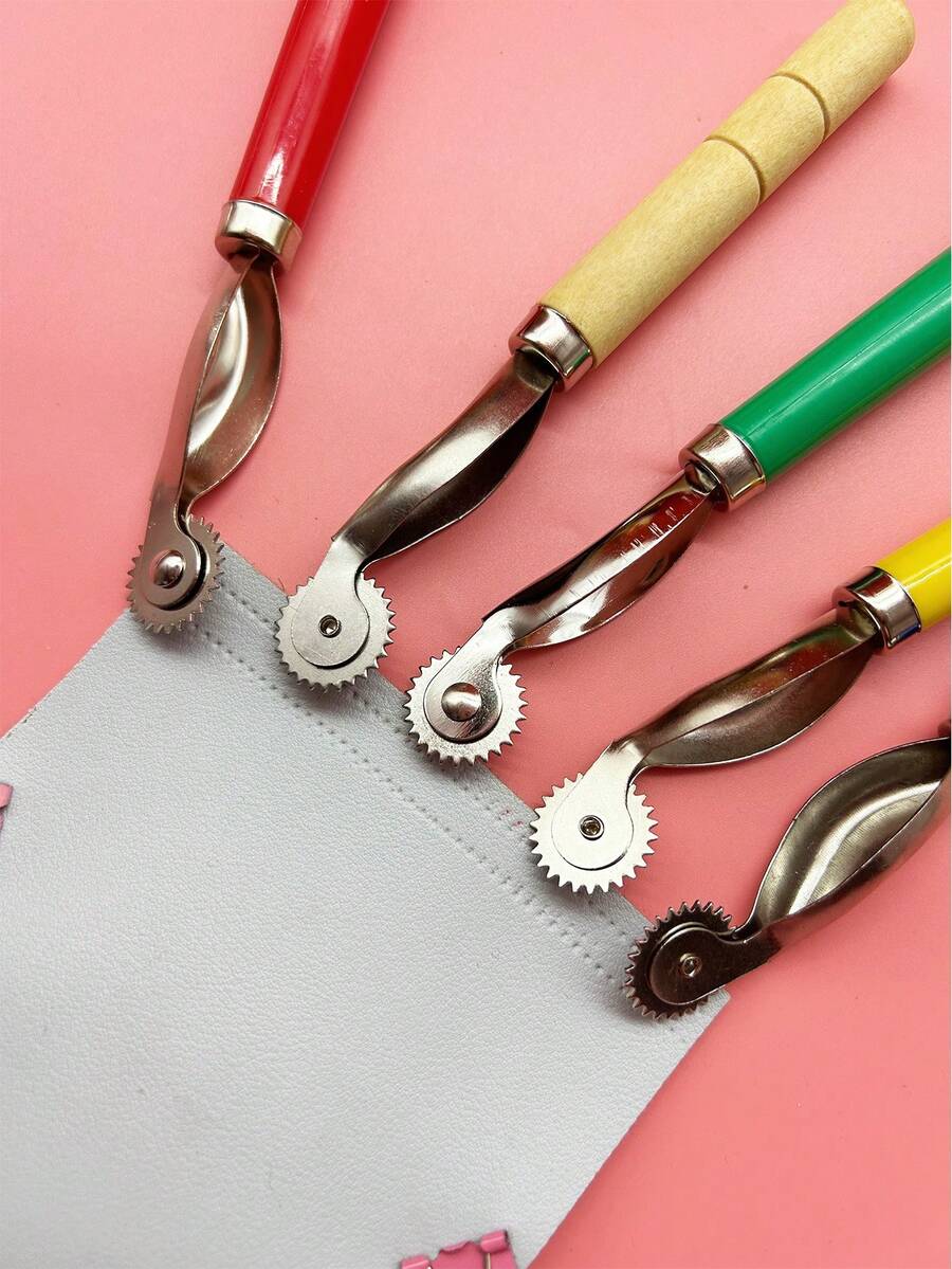 Gear Sewing Tracing Marker Roller, Ergonomic Non-Slip Handle Heavy-Duty Tracing Tool, Suitable For Thick Fabric And Leather, Can Be Used For Clothing Pattern Making, Daily Sewing, Fabric Quilting, And Various DIY Textile Crafts - Marking Wheel - View 1