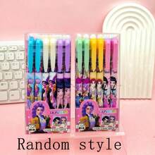 100pcs Multi-Functional Erasable Gel Pens, Fashionable Daily Click Pens, Ideal Holiday Fan Exchange Gift - Multicolor - View 9