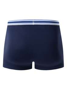 8 piezas de bóxers tipo brief para hombre, cintura transpirable, ropa interior cómoda - Multicolor - Ver 3