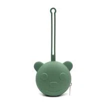 Silicone Pacifier Storage Bag Cute Cartoon Bear Design Stroller & Diaper Bag Decoration Durable Easy To Clean Newborn Accessories Essential - Multicolor - View 14
