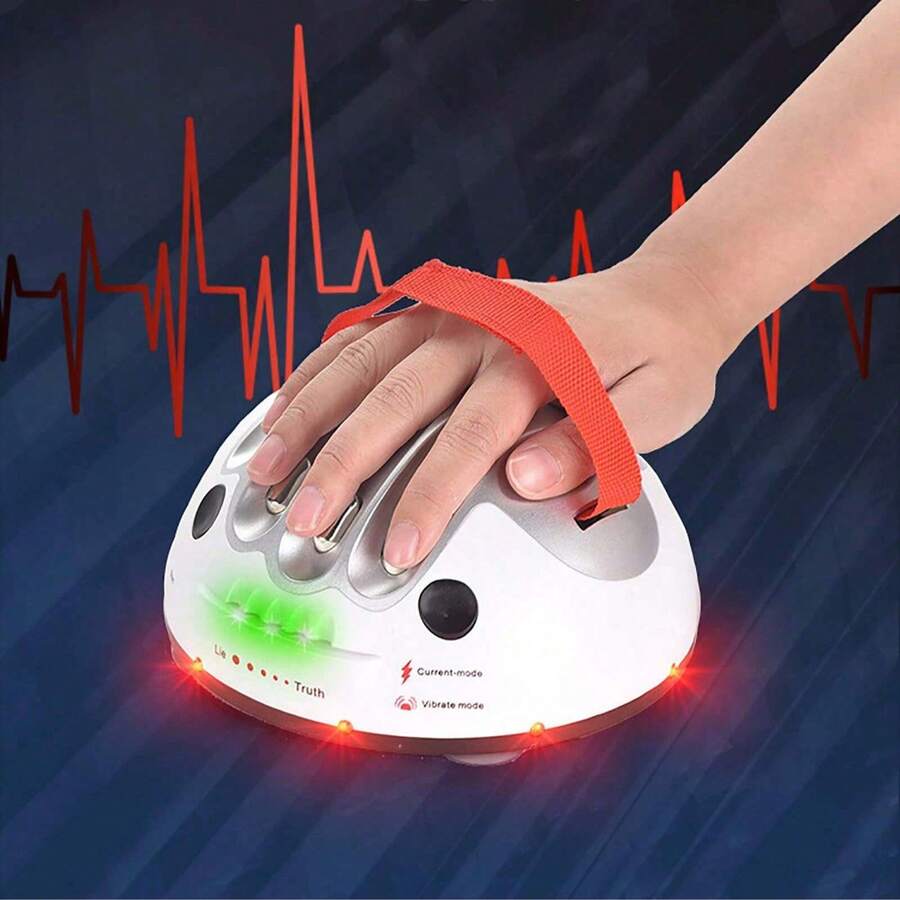 1pc Mini Lie Detector Toy - A Fun Electric Shock Game To Tease Others (Requires 3 AA Batteries, Not Included)
