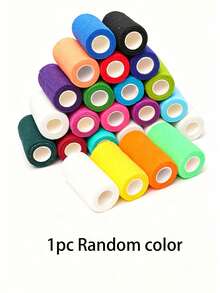 1/6/12pcs Self-Adhesive Sports Protective Bandage, Universal Non-Woven Fabric Elastic Bandage For Fingers And Pets, Camouflage Finger Guard Bandage, High Elasticity Bandage For Sports And Outdoor, Finger Protection Bandage, Pet Paw Wrap Bandage - Multicolor - View 14
