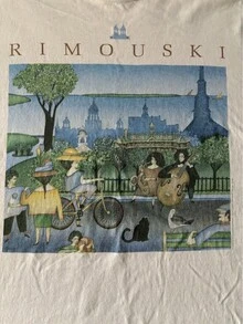 2026 camicette estive donna Vintage 1994 Rimouski T-Shirt: City Art Tee, Streetwear (XL) arttee mom gifts blusa donna estiva y2k bad bunny outfit concert coordinati estivi donna - 1 - Voir 4