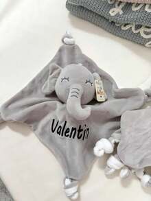 Customizable Embroidered Name Fabric Decor, Cute Fabric Pillow And Blanket, Soft Skin-Friendly Material; Baptism Favor, Party Gift, Birthday Gift, Anniversary Gift, Christmas, Valentine's Day, Easter, Thanksgiving Holiday Gift, Home Favor, Gift For Friends And Family, Home Decor, Commemorative Keepsake, Heartwarming Gift For New Moms - Multicolor - View 12