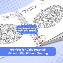 Maze Challenge Workbook, Fun Path Tracking Puzzles, Exercise Concentration And Strategic Thinking, Improve Sense Of Direction And Attention To Detail, Easy And Engaging Brain Game Anytime, Anywhere. - Maze Workbook - View 4