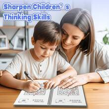 Maze Challenge Workbook, Fun Path Tracking Puzzles, Exercise Concentration And Strategic Thinking, Improve Sense Of Direction And Attention To Detail, Easy And Engaging Brain Game Anytime, Anywhere. - Maze Workbook - View 7